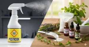 Comparison between traditional and eco-friendly pest control
