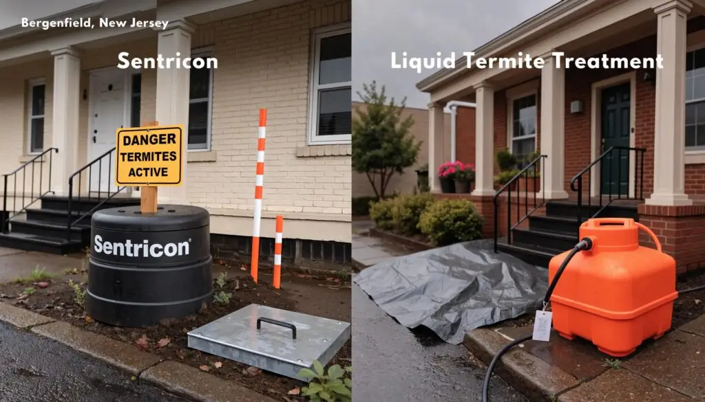 Sentricon vs Liquid Termite Treatment in Bergenfield, New Jersey