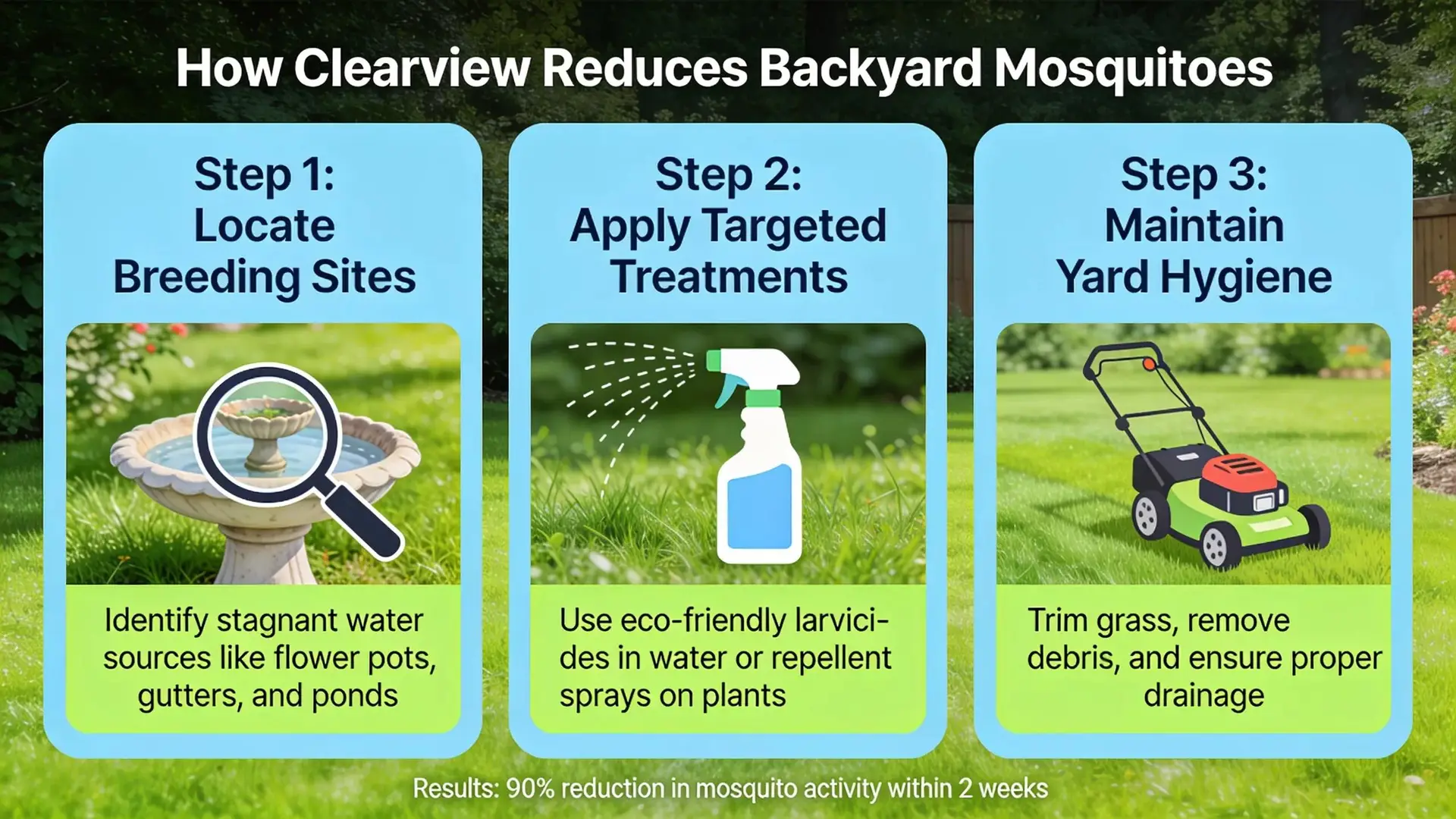 How Does Clearview Reduce Backyard Mosquitoes