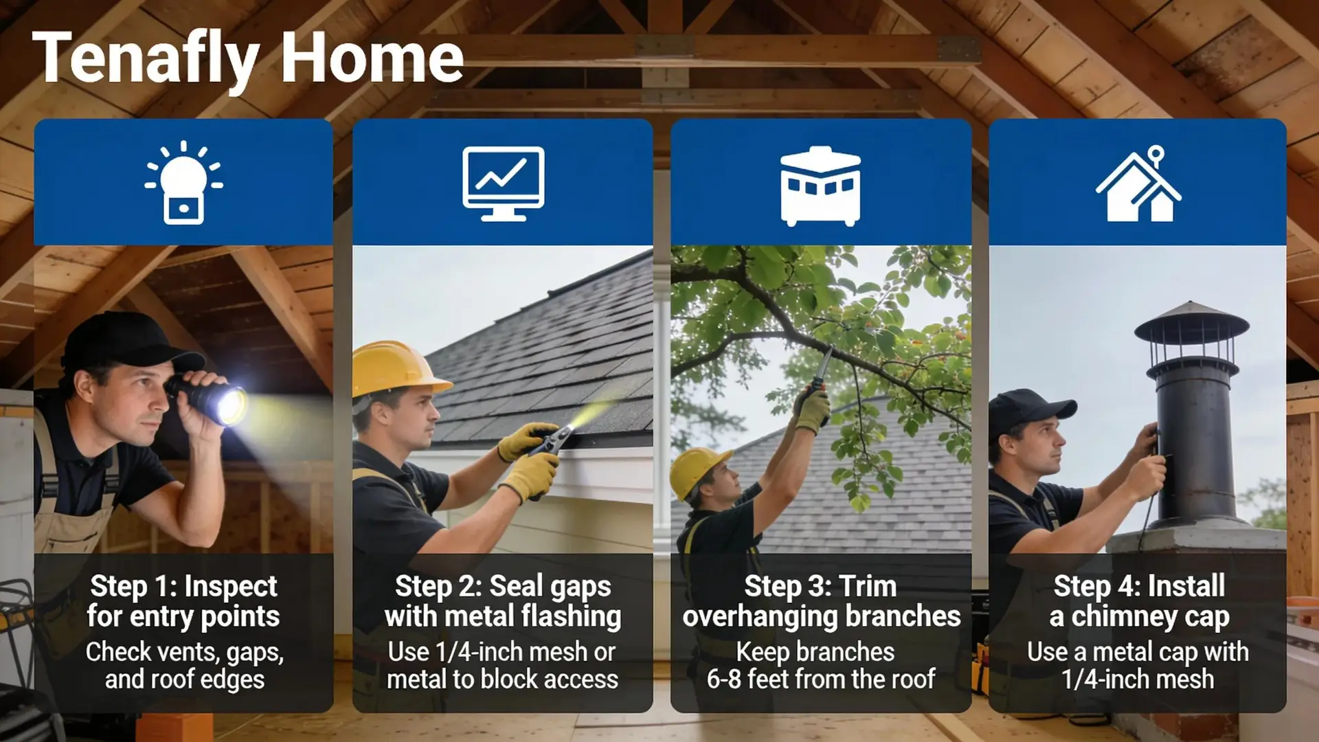 Four steps for squirrel-proofing a Tenafly home attic