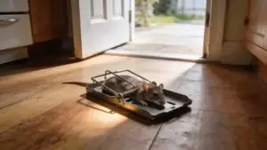 Snap traps catch the rodents already inside a building, but they leave the door open