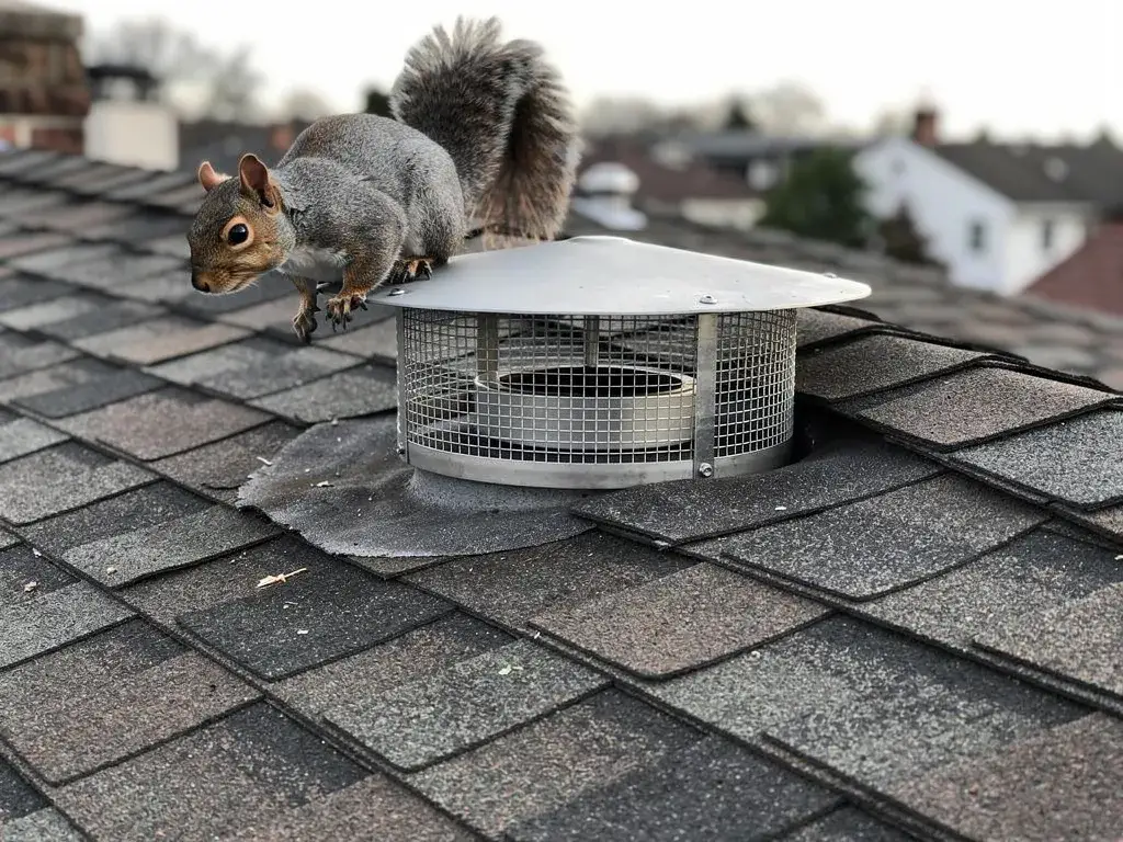 Squirrel Proofing Vents and Chimneys